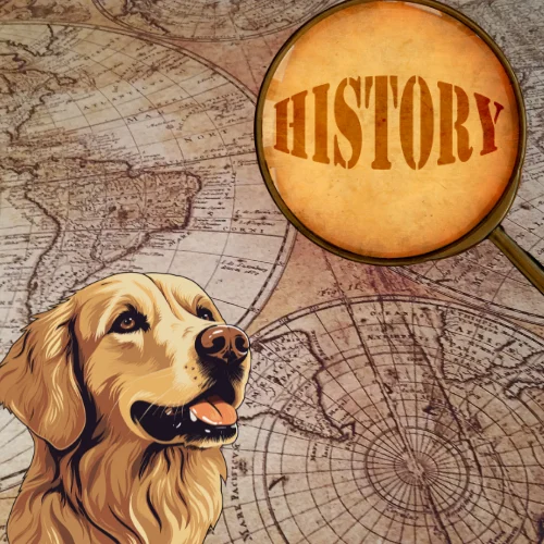 History about red golden retriever