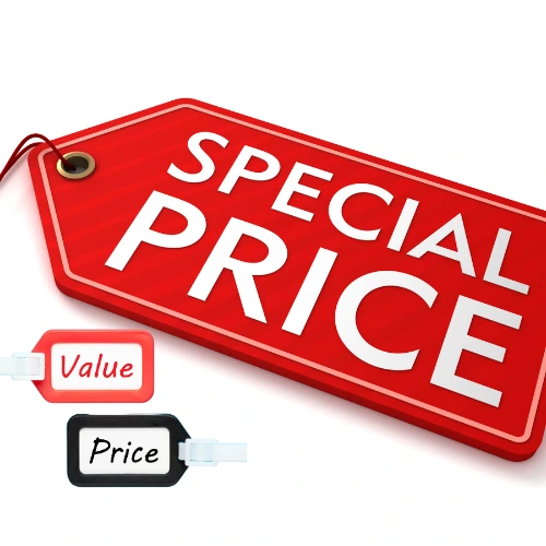 price tag.