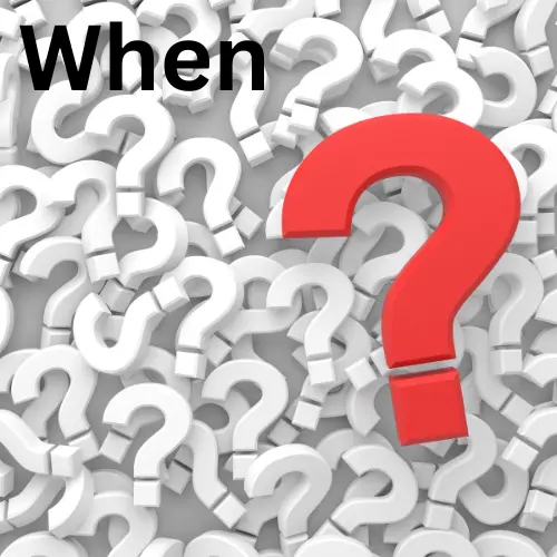 when mark for question.